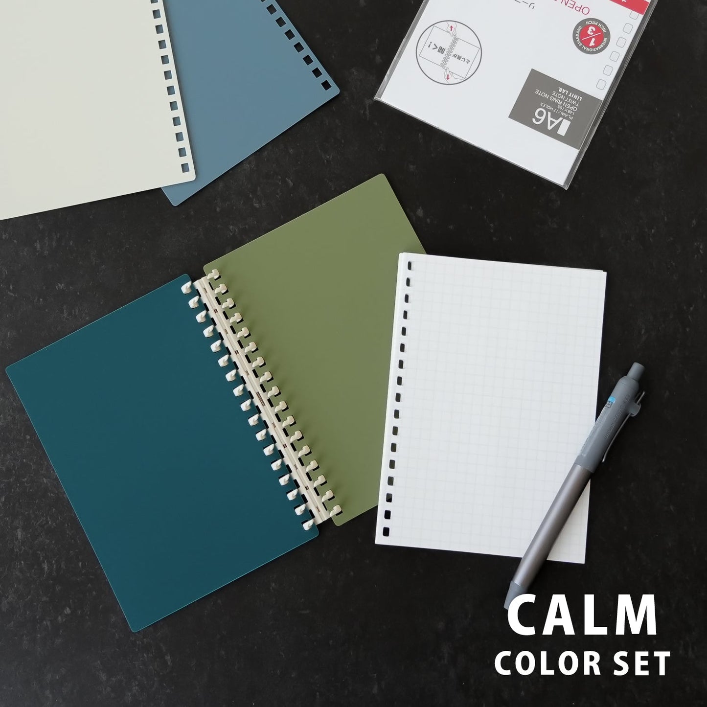 【販売終了】【オンラインストア限定】カスタマイズオープンリングノート　Ａ６　スターターキット