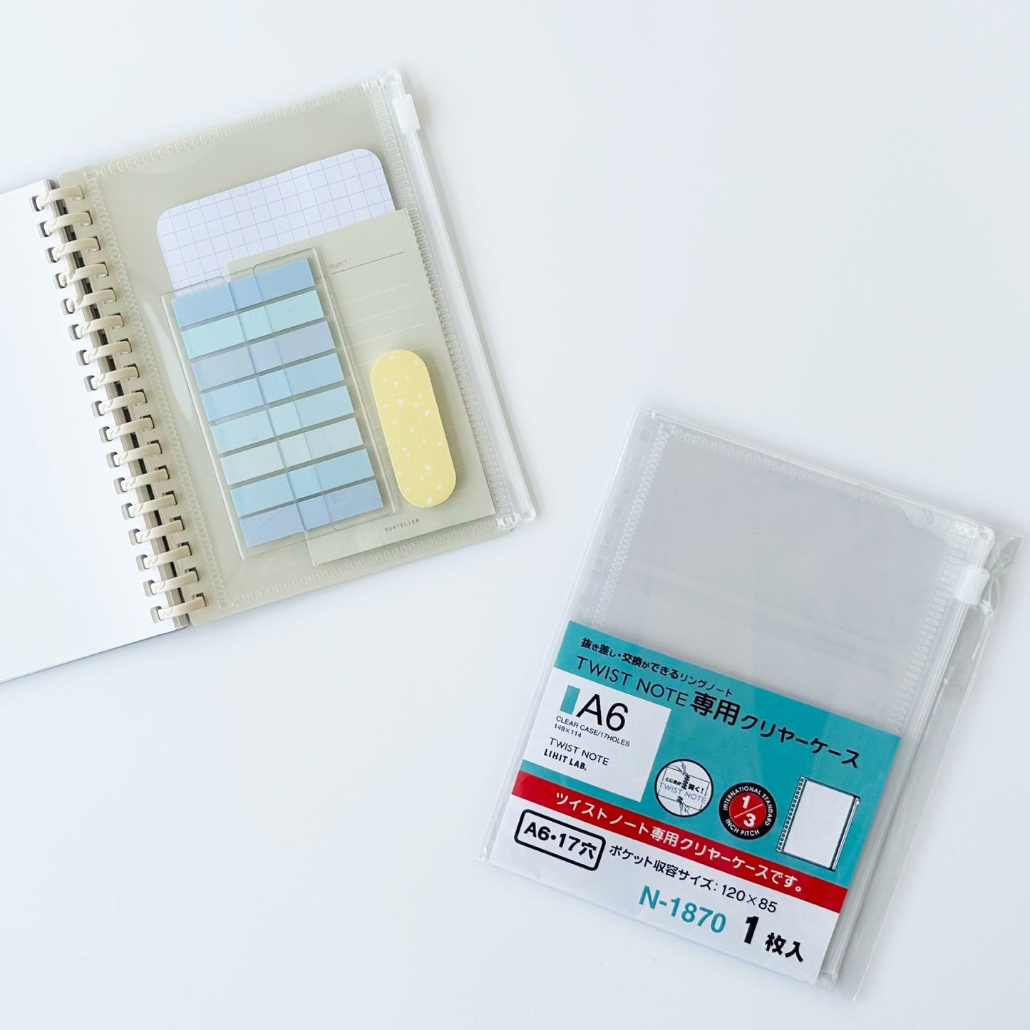 【販売終了】【オンラインストア限定】カスタマイズオープンリングノート　Ａ６　スターターキット