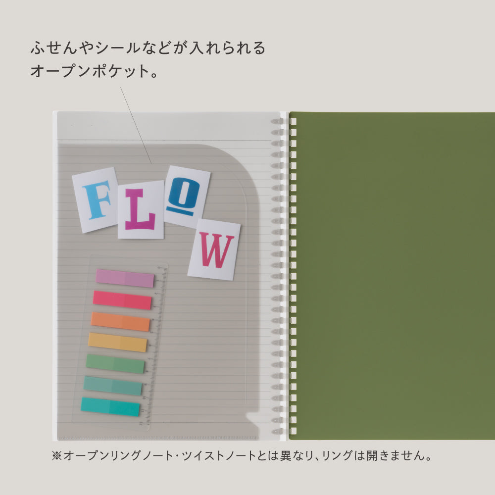 ソフィーチェノート セミ　Ｂ５　リーフ３０枚